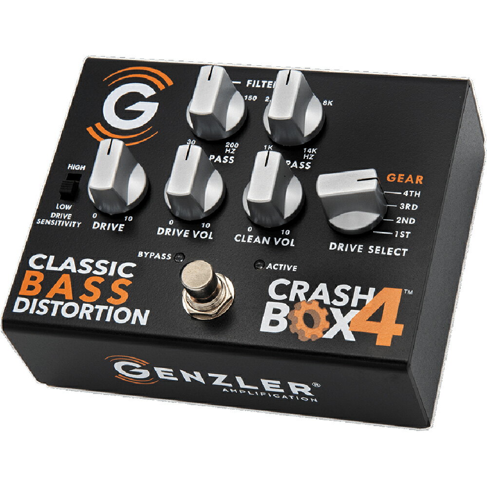 GENZLER CRASH BOX 4 CLASSIC BASS DISTORTION PEDAL ĥ顼 ١ѥǥȡ