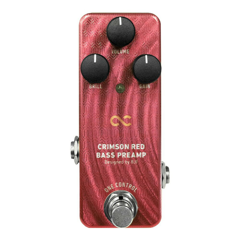 One Control CRIMSON RED BASS PREAMP 󥳥ȥ ١ץꥢ