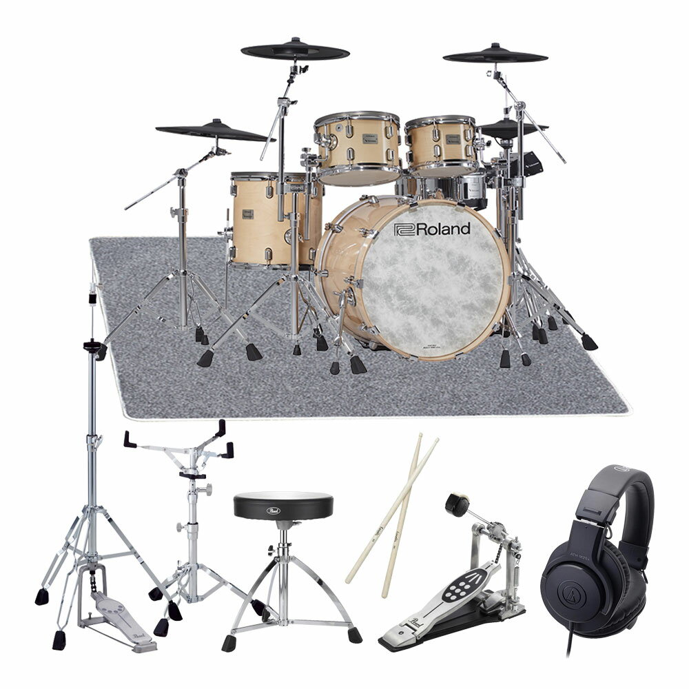 Roland V-Drums Acoustic Design Series VAD706-GN シングルフルオプションセット