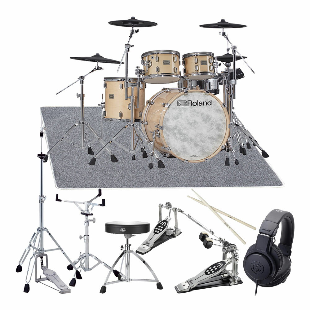 Roland V-Drums Acoustic Design Series VAD706-GN ツインフルオプションセット
