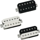 Hybrid Humbucker は、ヴィンテージハムバッカーのルックスを持ったまま、ハムバッカーとリアルなシングルコイルの双方の音色をクリエイトできる全く新しいタイプのピックアップです。マグネティックフィールドとコイルの容積＆形状を大幅に変更し従来とは全く異なるアプローチで音色を構築。ハムバッカー独特のウォームでミドルのある音色と、従来のコイルタップの様な疑似的な薄いサウンドではない、広い周波数レンジの鋭いアタック音と、ぬけが良く豊かな倍音とローエンドを持ったリアルなシングルコイルサウンドを両立させました。1 つのピックアップで、ギタリストの求めるサウンドアプローチの幅を飛躍的に広げる事を可能とした夢のピックアップです。 【 Type I】 音抜けの良いヴィンテージタイプ・ハムバッカーサウンドを基調にしたモデルです。適度に倍音を含ませたワイドレンジなサウンドは、ドライブさせた際にも音の分離が良く、コードの響きやアタック感を損なうことはありません。コイルをタップしたシングルコイルサウンドは、音抜けが良くアタッキーで倍音を多く含み、しっかりとした低音と音圧のあるリアルなシングルコイルサウンドをクリエイトします。 【 Type II】 Type Iと比較しやや高めの音圧を持たせたモデル。ドライブサウンドを中心としてプレイされる方にお勧めです。ハムバッカー時は、クリーンではややコンプレッション感のある整ったサウンドをクリエイト。オーバードライブからディストーション・レベルの歪みでは、ピッキングのバイト感が出やすい倍音構成と音の芯と分離感で、ヘヴィなリフやリードプレイまで表現力のあるスムーズな演奏が可能です。またシングル時にはやや太めのリアルなシングルコイルトーンが得られます。 ● 3種類のピッチ幅で多様なギターに対応 LP タイプギターなどの 10.5mm ピッチのブリッジサドルに対応した「Pitch for G」と、ST タイプギターなどの 10.8mm や 11.3mm ピッチのブリッジサドルに対応した「Pitch for F」をラインナップ。 ＊お使いのギターのブリッジ ／ 弦間ピッチをご確認の上、そちらに見合ったものをご選択ください ● タップコントロール スイッチによるタップの切替（ハムバッカー／シングル）ではなく、ポットを利用することで、ハムバッカーからシングルコイルのサウンドをスムースに変化させ出力することが可能です。1 本のギターで「ハムバッカー → P90 → シングル」という様なサウンドの変化を楽しめたり、音の太さを、ステージの環境や曲の雰囲気に対して、繊細に調整し対応することが可能です。 付属品：Instruction Manual, Mounting screw, Spring