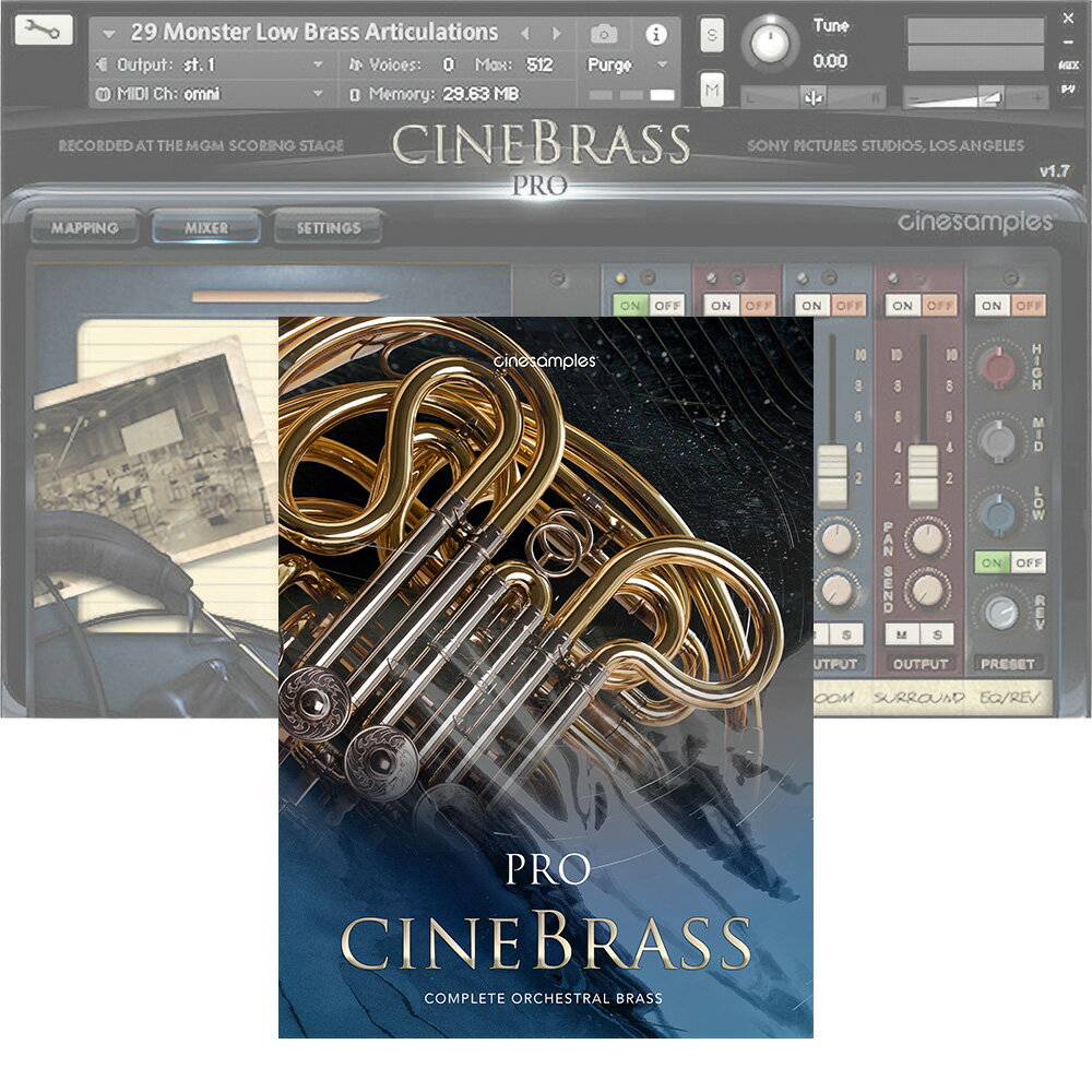 Cinesamples CineBrass Pro【ダウンロード版/メール納品】