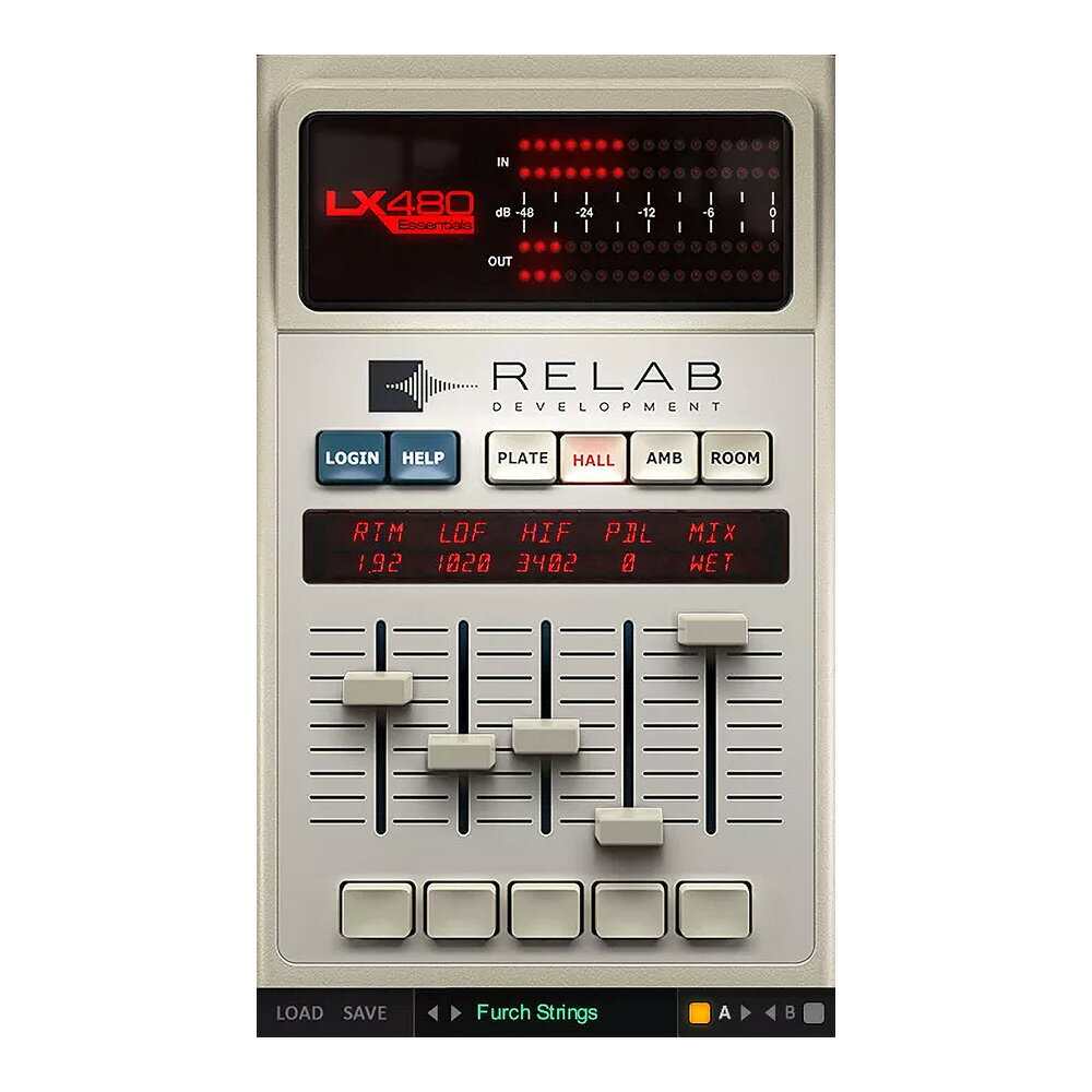 楽天MUSICLAND KEY 心斎橋店RELAB Development LX480 Essentials 【ダウンロード版 / メール納品】