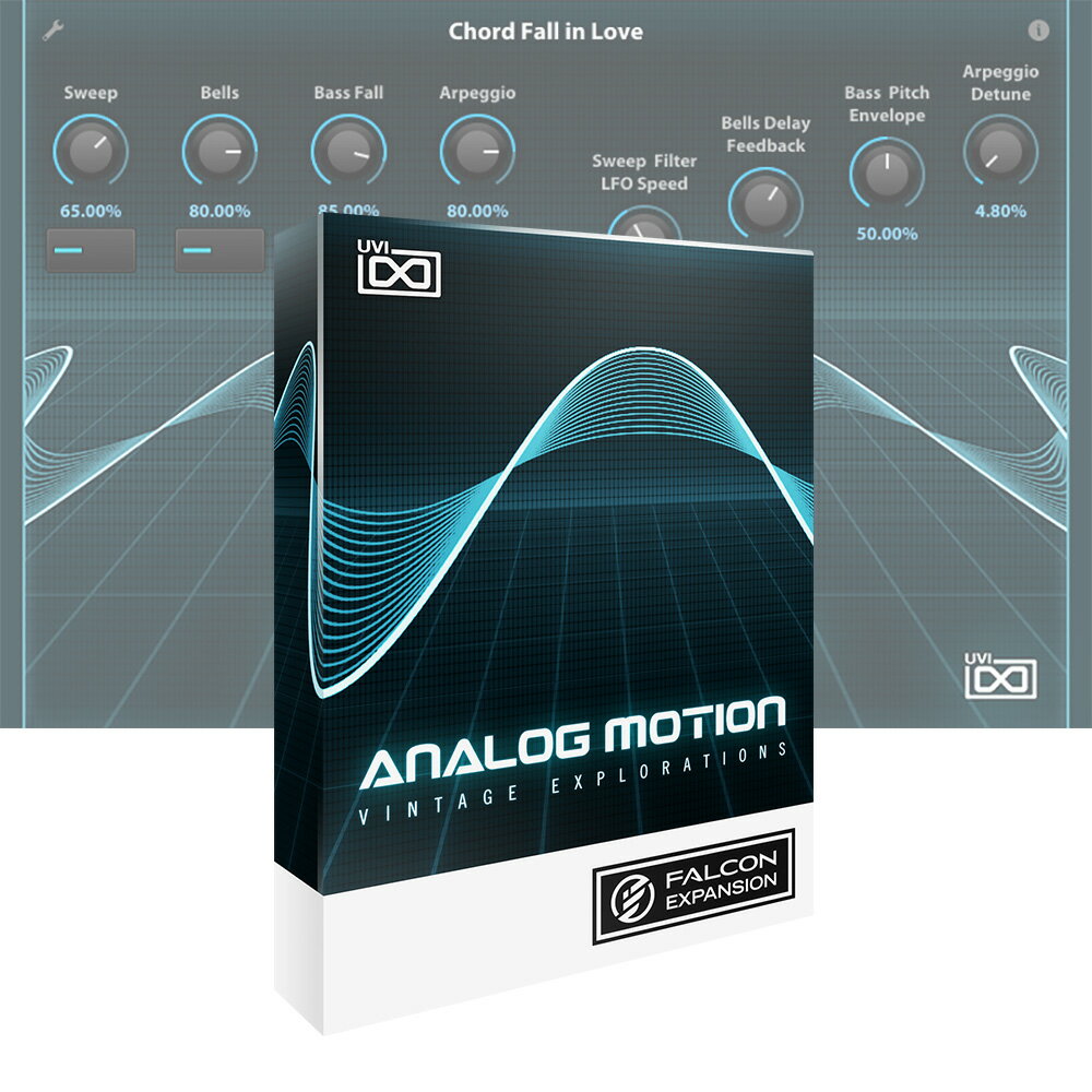 UVI Analog Motion 【ダウンロード版/メール納品】
