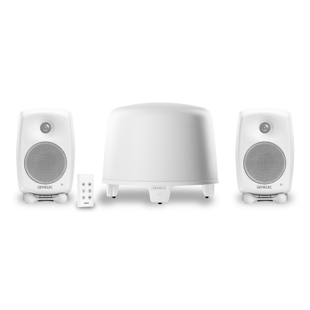 GENELEC G Two + F One 2.1ch Home Set ホワイト 【My First Genelec特別オファー！】