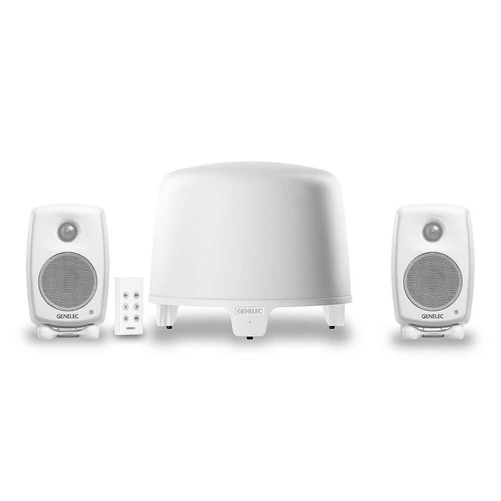 GENELEC G One + F One 2.1ch Home Set ホワイト 【My First Genelec特別オファー！】