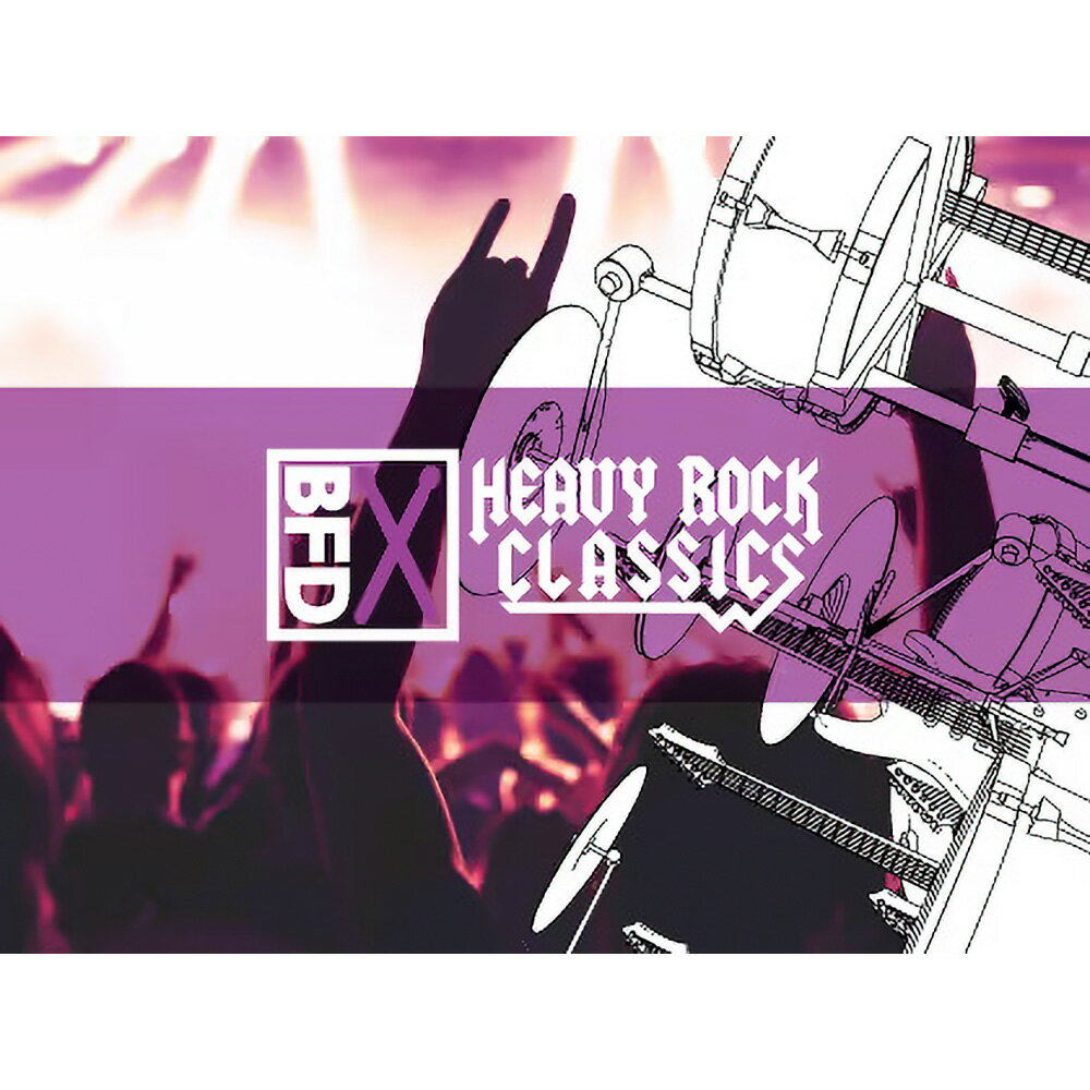 BFD BFD3 Groove Pack: Heavy Rock Classics【ダウンロード版/メール納品】