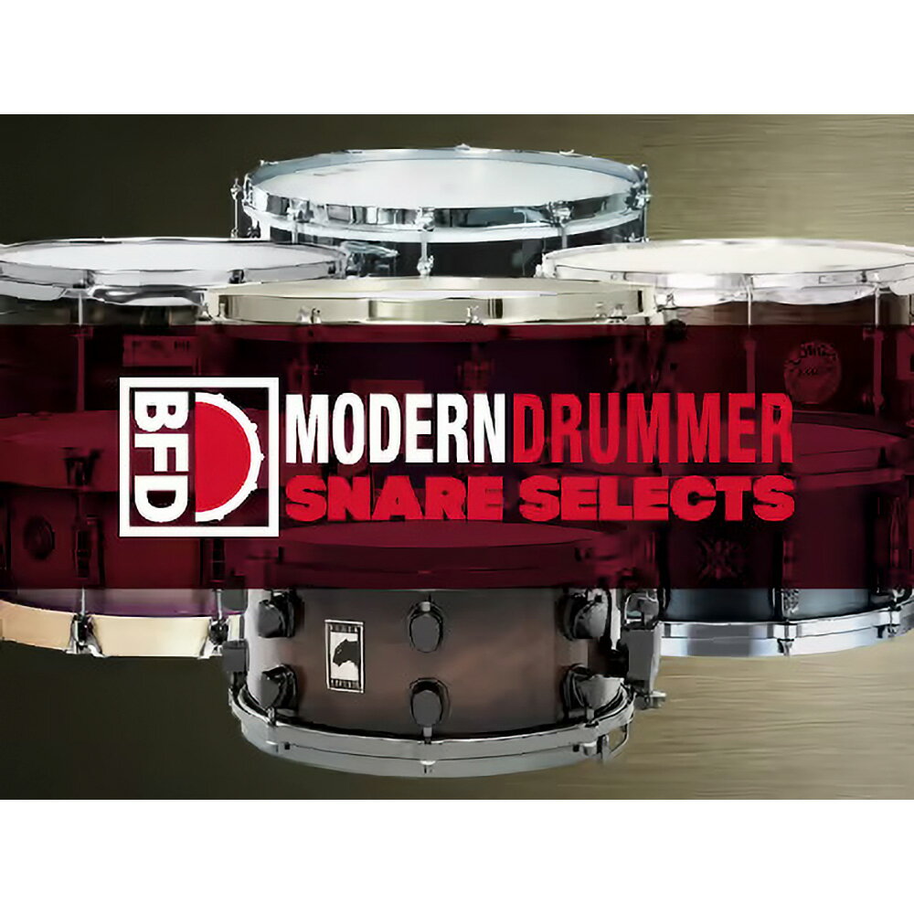 BFD BFD3 Expansion Pack: Modern Drummer Snare Selectsڥ/᡼Ǽʡ