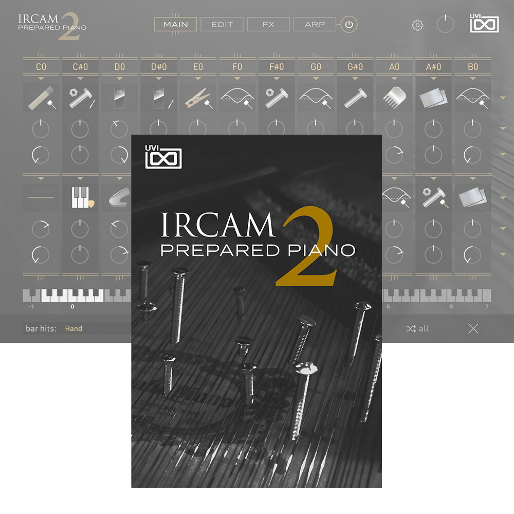 UVI IRCAM Prepared Piano 2【ダウンロード版/メール納品】