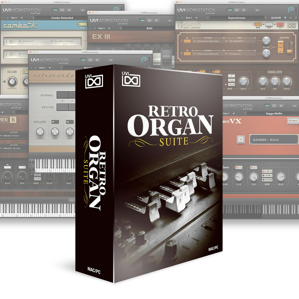 UVI Retro Organ Suite 【ダウンロード版/メール納品】