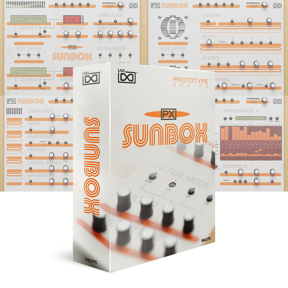 UVI PX SunBox 【ダウンロード版/メール納品】
