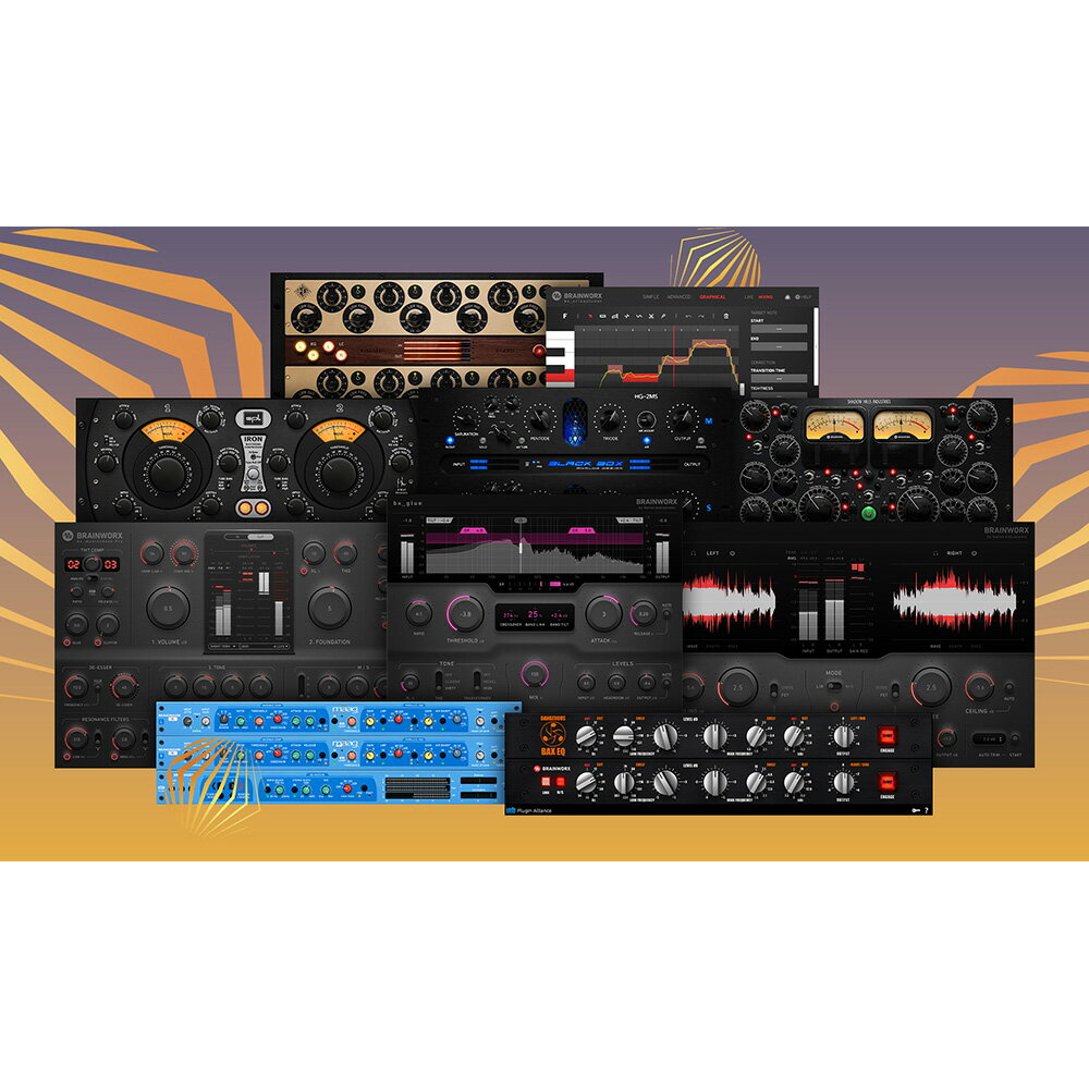 Plugin Alliance Made by Brainworx Essentials Bundle 【ダウンロード版/メール納品】
