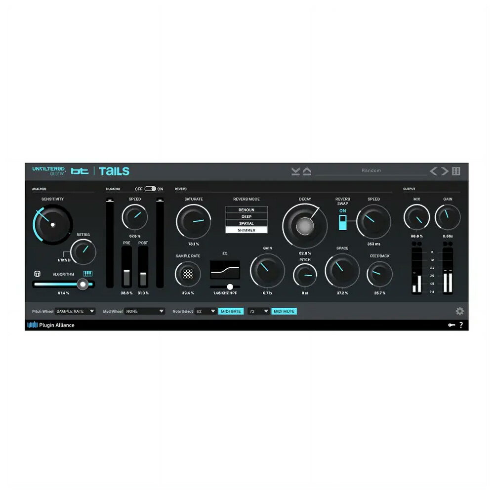Plugin Alliance Unfiltered Audio TAILS 【ダウンロード版/メール納品】