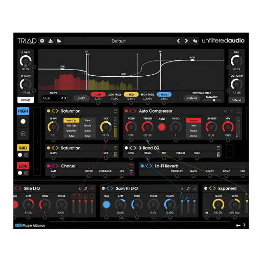 Plugin Alliance Unfiltered Audio TRIAD 【ダウンロード版/メール納品】 Plugin Alliance Unfiltered Audio TRIAD 【ダウンロード版/メール納品】