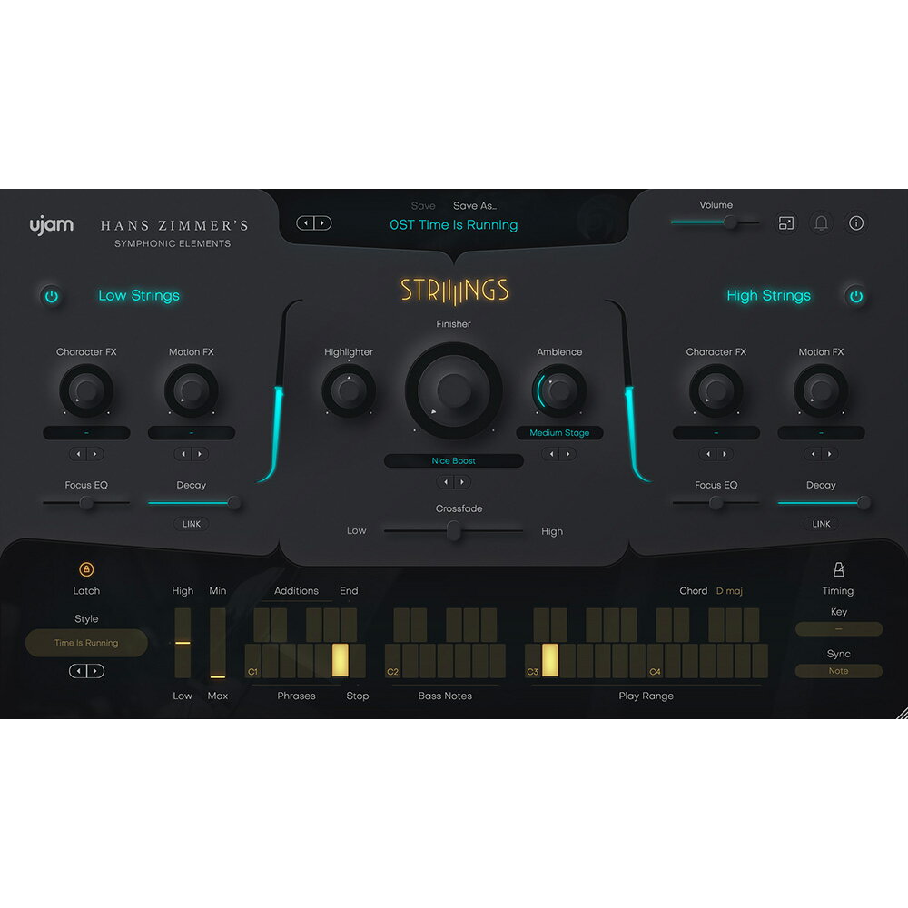 UJAM Symphonic Elements STRIIIINGS ロイヤリティ 【ダウンロード版/ロイヤリティ版/メール納品】【新製品リリース記念SALE！最大60％OFF！～9/7】