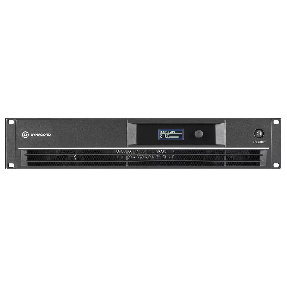 Dynacord Electronics L1300FD-JP DSP搭載ステレオパワーアンプ 2 x 450W (4Ω)