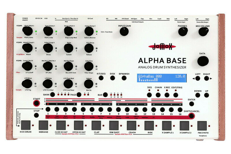 Jomox Alpha Base Analog Drum Synthesizer