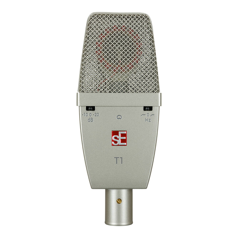 トピックスショッピングクレジット分割48回払いまで金利手数料0%！期間限定 〜2026年2月28日まで30,000円（税込）以上のお買い物が対象となります。本キャンペーンはクレジットカードでのお支払いは対象外となります。詳しくはお問い合わせください。アイテム説明一味違う、チタン・カプセル。T1 は、マルチパターン・マイク T2 のカーディオイド・バージョンです。洗練されたデザインと速いトランジェント特性、そしてあたたかくスムーズなサウンドはそのままに、ピアノ、打楽器、ベース・キャビネットなど、さまざまな用途に最適です。■ピュアでシンプル。ただただ、素晴らしいサウンド。クラシック・サウンドと現代の職人技が最もシンプルな形で融合した T1 は、T2 のカーディオイド・バージョンです。カーディオイドは、ライブとスタジオの両方で多用される、最も一般的な極性パターンです。T1 は真に必要となる機能を優先し、クラシック・コンデンサーのスムーズなサウンドキャラクターを手のひらサイズに凝縮しています。■手作りの1インチ・チタン・トゥルー・コンデンサー・カプセルT1 には、特徴的なチタン蒸着カプセルが採用されています。これにより、金蒸着のカプセルに比べ、より早くトランジェントへ反応することができます。とくにドラムやパーカッションをはじめとするアタックが重要な楽器には最適で、明瞭さと正確なパフォーマンスを提供します。■堅牢なハウジングと高級感あふれるフィニッシュ耐久性のあるダイキャスト製のオールメタル・ハウジング、金属製のスイッチ、堅牢なスプリング・スチール・ワイヤー・メッシュ・グリルを備えた T1 は、スタジオでの過酷な使用や日々のツアーでも長きに渡り耐えられるよう作られています。フラットな本体設計と特製のサスペンション・マウントにより、ドラム・ヘッドやギター・キャビに対して極限まで平らにセッティングするなど、さまざまな用途に対応します。■プリ・アッテネーション・パッドとローカット・フィルター2つのプリ・アッテネーション・パッドを選択することで、ダイナミックレンジを広げ、大音量のソースに対応できます。また、2つのローカット・フィルターにより、過剰な低域の回り込みや近接効果を簡単に抑えることができます。スペック■パッケージ内容T1ショックマウント + スレッドアダプター金属製ケース■カプセルタイプ : コンデンサー■ダイアフラム : チタン蒸着のマイラー■周波数特性 : 20 Hz 〜 20 kHz■インピーダンス : 125 Ω■感度 : 25 mV/Pa (-32 dB)■最大許容音圧レベル（SPL）: 137 / 147 / 157 dB（0 / -10 / -20 dB パッド、0.5% THD）■S/N比 : 85 dB■等価ノイズレベル : 9 dB (A)■パスフィルタースイッチ : 80 Hz / 160 Hz、6 dB / Oct（切り替え式）■パッド : -10 dB / -20 dB（切り替え式）■コネクタ : XLR 3ピン■動作電源 : ファンタムパワー 48V■外形寸法 : 146 mm × 58 mm x 29 mm■重さ : 280 g仕様は予告なく変更となる場合があります。納期について売却時は迅速に商品情報の削除を心掛けておりますが、ショッピングページの更新までにタイムラグが生じ、ご注文のタイミングによっては商品のご用意ができない場合がございます。あらかじめご了承くださいますようお願い申し上げます。最強配送対象商品以外、納期のご確認はご注文前に「商品についての問合わせ」よりお問い合わせください。
