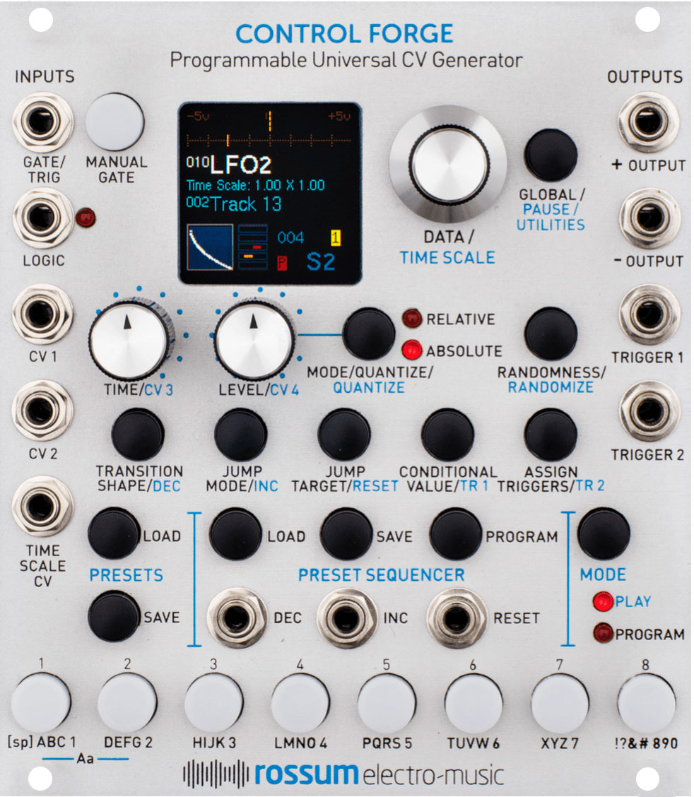 rossum electro-music Control Forge (コントロール・フォージ)