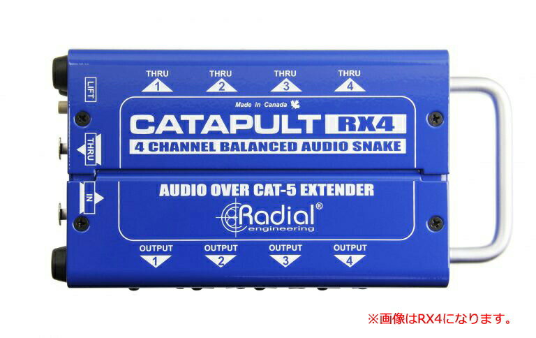 Radial 4チャンネル・オーディオスネーク Catapult RX4L