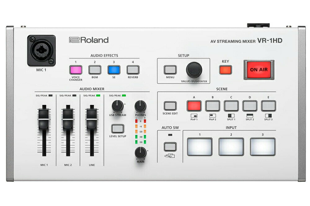 Roland AV STREAMING MIXER VR-1HD ローランド ストリーミングヘキサー