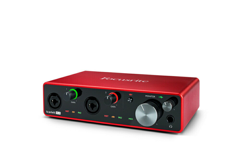 Focusrite Scarlett 4i4 3rd Gen フォーカスライト オーディオインターフェース