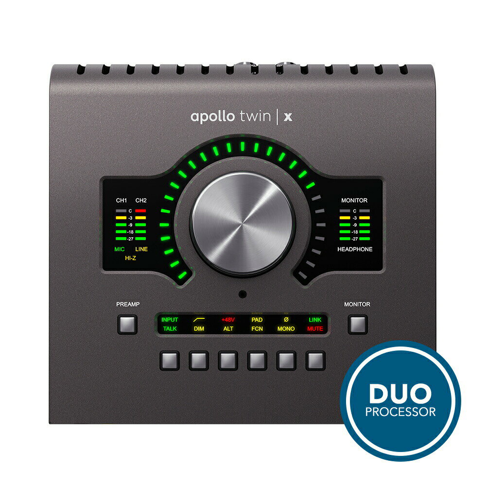 UNIVERSAL AUDIO Apollo Twin X Duo Heritage Edition 【期間限定！プレミアムUADプラグインプレゼント！～6/30】