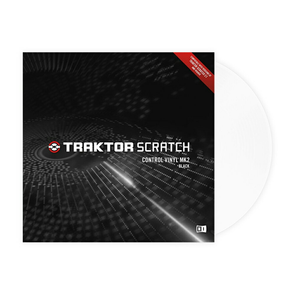 NATIVE INSTRUMENTS TRAKTOR SCRATCH CONTROL VINYL MK2 WHITE