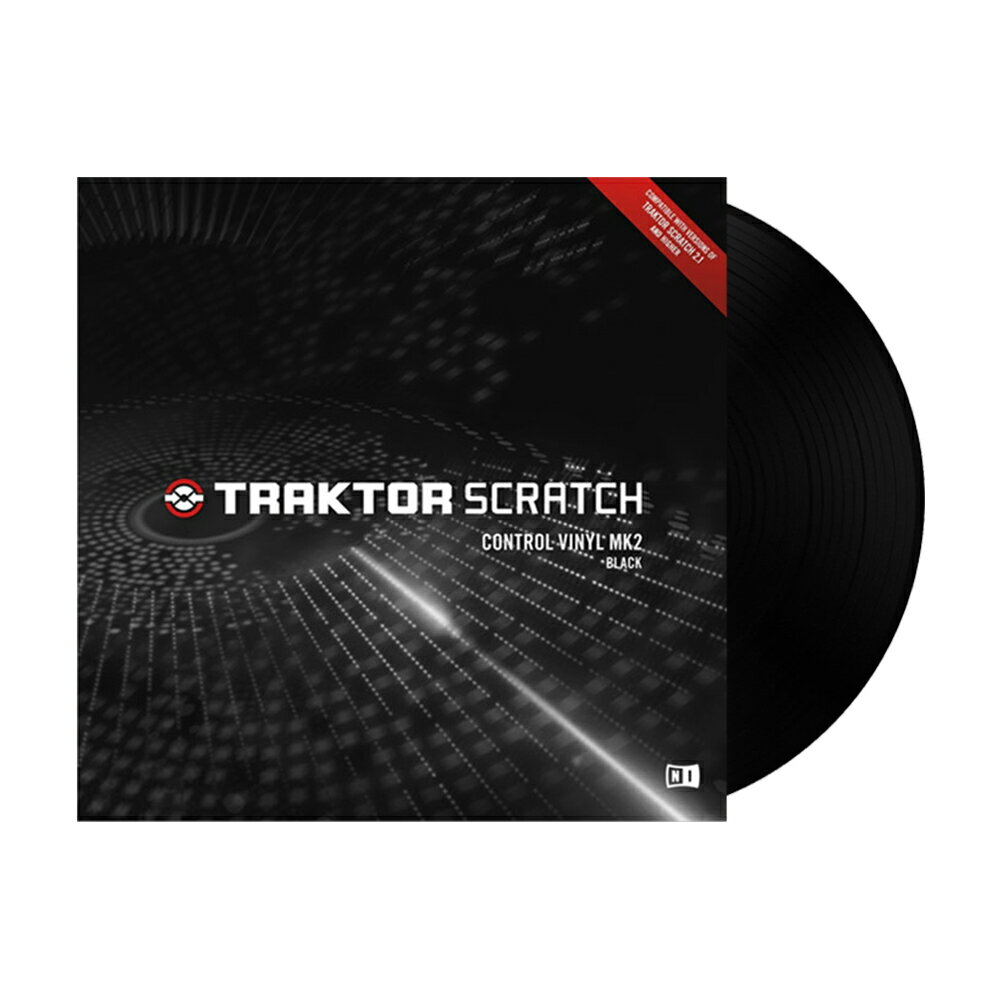 NATIVE INSTRUMENTS TRAKTOR SCRATCH Control Vinyl MK2 Black