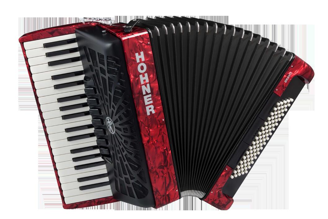 HOHNER BravoIII80 RED ホーナー アコーディオン