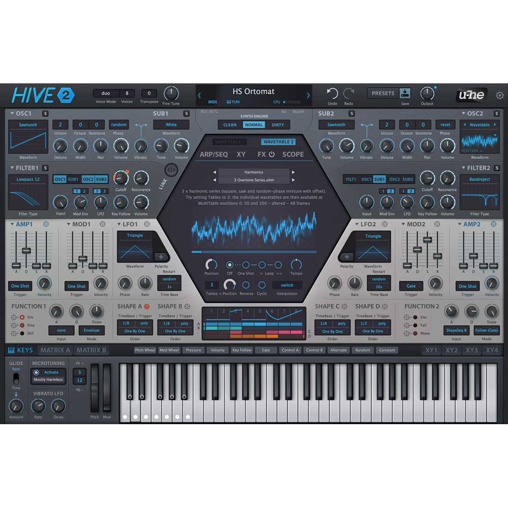 楽天MUSICLAND KEY 心斎橋店u-he Hive 2 【ダウンロード版/メール納品】