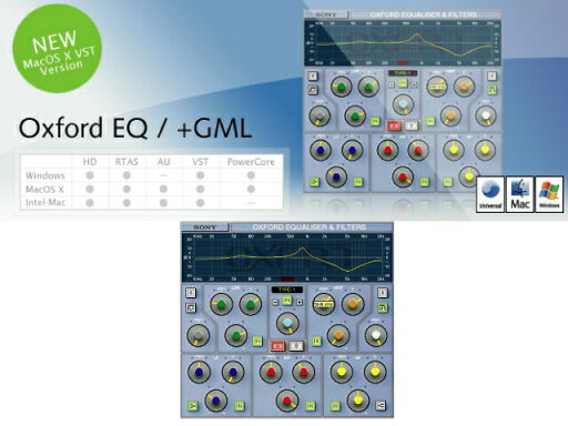 Sonnox Oxford EQ (Native) 【ダウンロード版/メール納品】 Sonnox Oxford EQ (Native) 【ダウンロード版/メール納品】