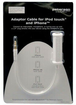 Peterson Adaptor Cable for iPod touch&#174; and iPhone&#8482; 【 Invitation to iPhone 】