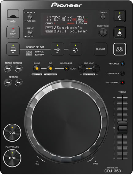 DJ機器, CDJプレーヤー Pioneer DJ CDJ-350