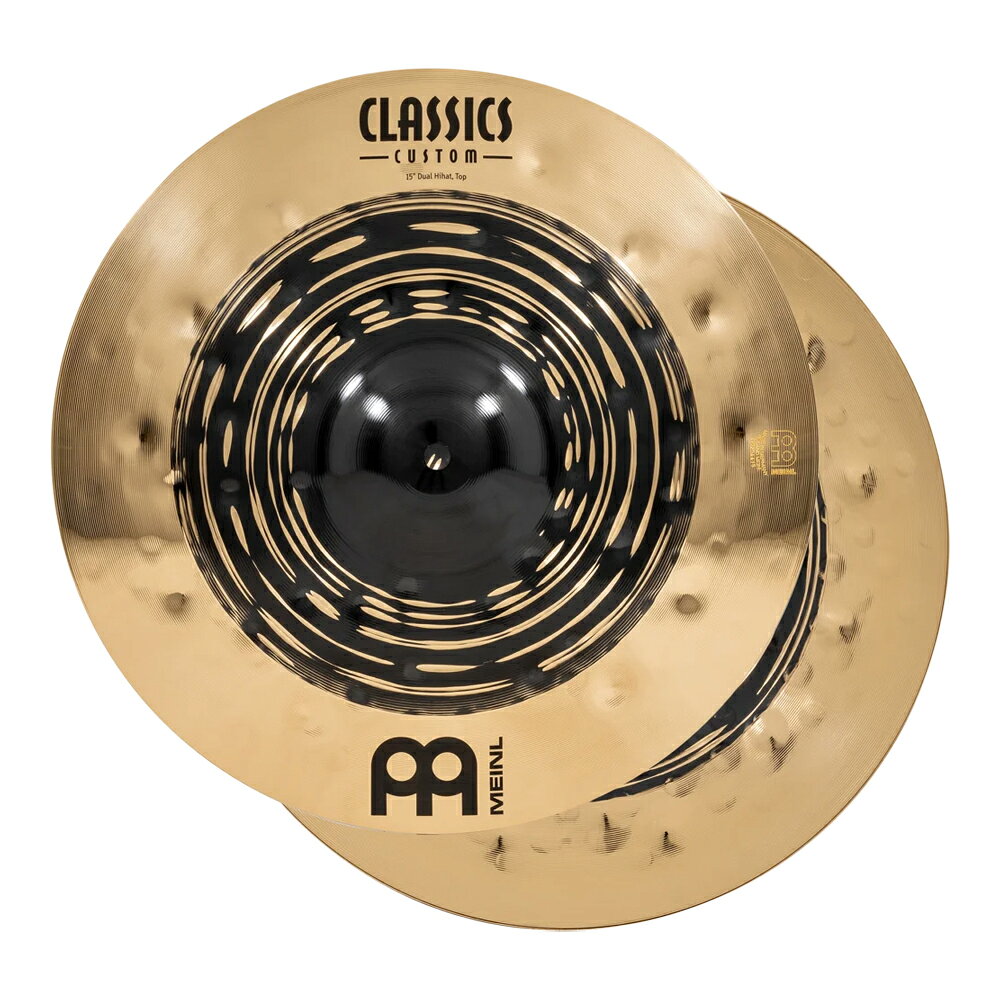 MEINL Classics Custom Dual 15" Dual Hihat - CC15DUH｜ミュージックランドKEY EASTの掲載写真