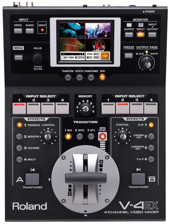 Roland V-4EX - 4-Channel Video Mixer -