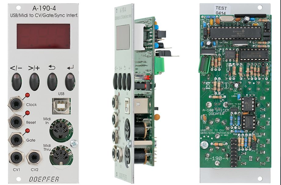 Doepfer A-190-4 USB/MIDI to CV/Gate/Sync Interface