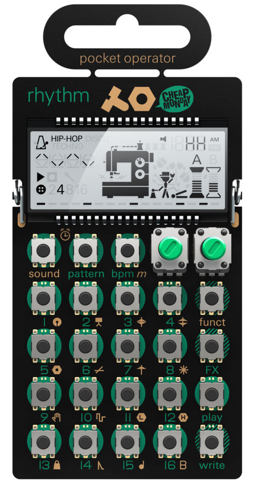 Teenage Engineering Cheap Monday pocket operator PO-12 rhythm