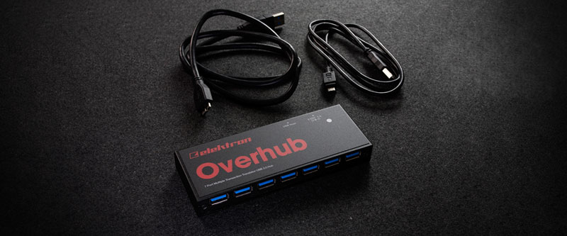 elektron Overhub -OVERBRIDGE用7ポートUSB3.0マルチTTハブ-