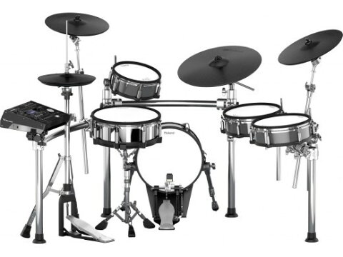 電子ドラム ローランド Roland V-Drums TD-50KV-S（TD-50KV+MDS-50KV+KD-140-BC set）※画像のドラムペダルは別売りです。【送料無料】