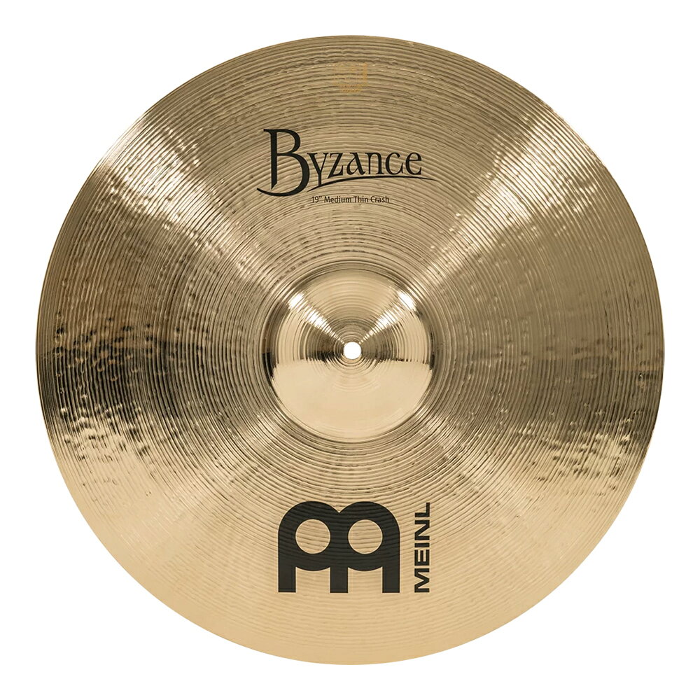 MEINL Byzance Brilliant 19" Medium Thin Crash - B19MTC-B｜ミュージックランドKEY EASTの掲載写真
