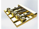 ベース パーツ Hipshot 4 String KickAss™ Bass Bridge Gold