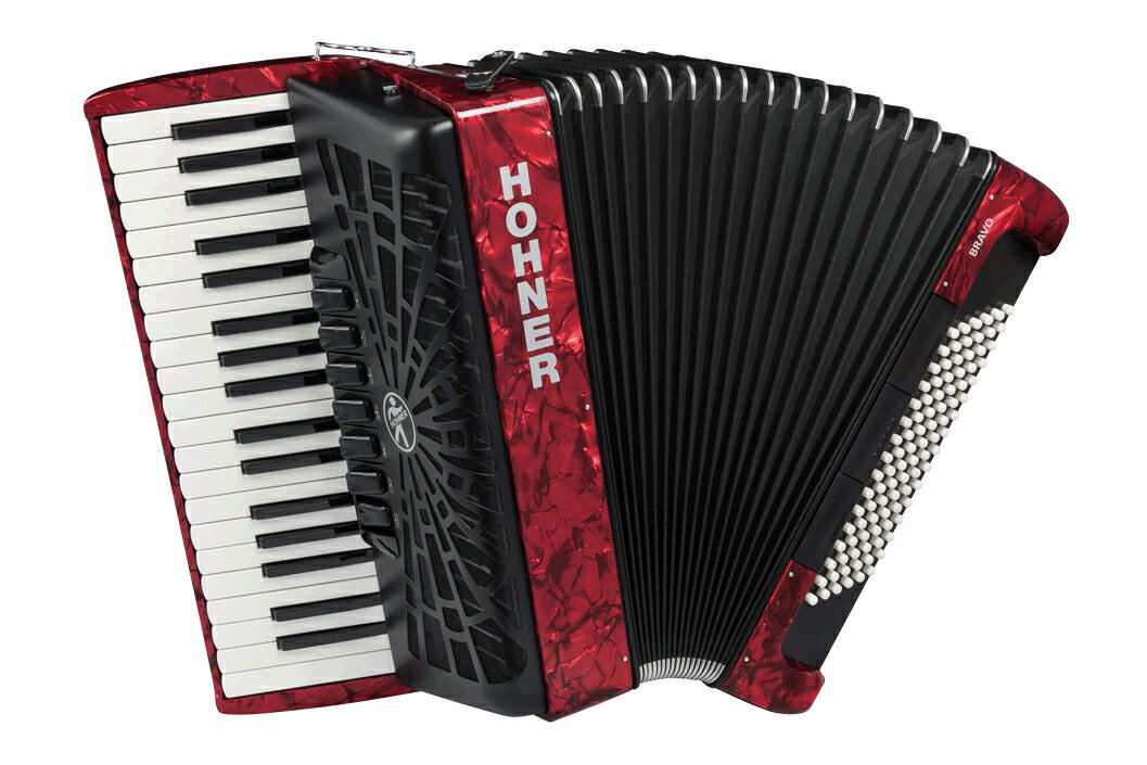 HOHNER ホーナー アコーディオン BravoIII96 RED