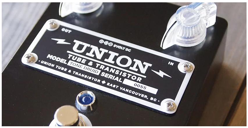 UNION Tube & Transistor / Tone Druid (トーン・ドルイド) Overdrive