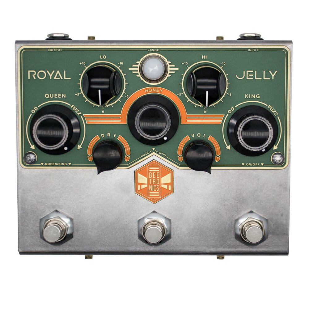 Beetronics ROYAL JELLY -Fuzz / OD Blender-