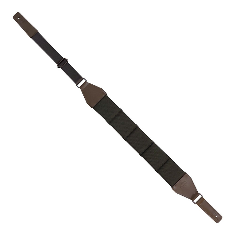 トピックスショッピングクレジット分割48回払いまで金利手数料0%！期間限定 2026年2月28日まで30,000円（税込）以上のお買い物が対象となります。本キャンペーンはクレジットカードでのお支払いは対象外となります。詳しくはお問い合わせください。アイテム説明上品で高級感溢れる幅広コンフォータブルストラップ。米国インビスタ社が製造するCODURAファブリックシリーズの中でも耐久性に優れた高性能素材である「CORDURA® Ballistic」を採用して上品でシックな佇まいを演出、パッド性能を備えており特にベースや多弦ギターにお勧めの高級感あふれる幅広ストラップです。 裏側は通気性に優れたメッシュ素材になっております。■「CORDURA® Ballistic」とは2×2 バスケット織り (最小) を使用して高密度に織られており、 コーデュラの高い耐久性に加えて、ガッシリとした質感と強度が特徴的なバリスティックナイロンを加えることで 理想的な強度対重量比と優れた耐摩耗性と引き裂き耐性を実現しています。スペック■レザーエンド/本革■8cm幅■長さ調節範囲：109.5～125.5cm（エンドピン穴間を計測）納期について売却時は迅速に商品情報の削除を心掛けておりますが、ショッピングページの更新までにタイムラグが生じ、ご注文のタイミングによっては商品のご用意ができない場合がございます。あらかじめご了承くださいますようお願い申し上げます。最強配送対象商品以外、納期のご確認はご注文前に「商品についての問合わせ」よりお問い合わせください。