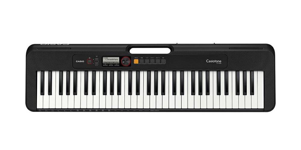 CASIO CT-S200 BK カシオ 61鍵盤 キーボード 電池駆動