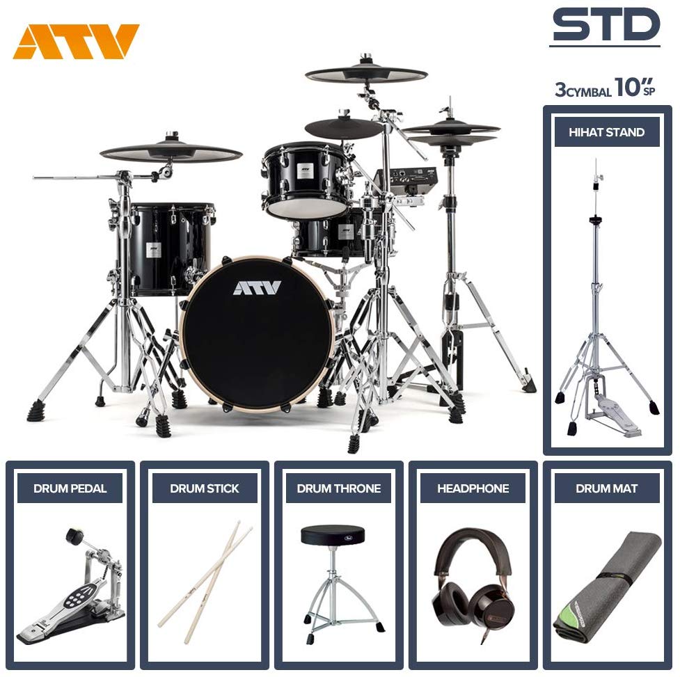 ATV aDrums artist STANDARD SET ADA-STDSET 3Cymbal フルオプションセット (10