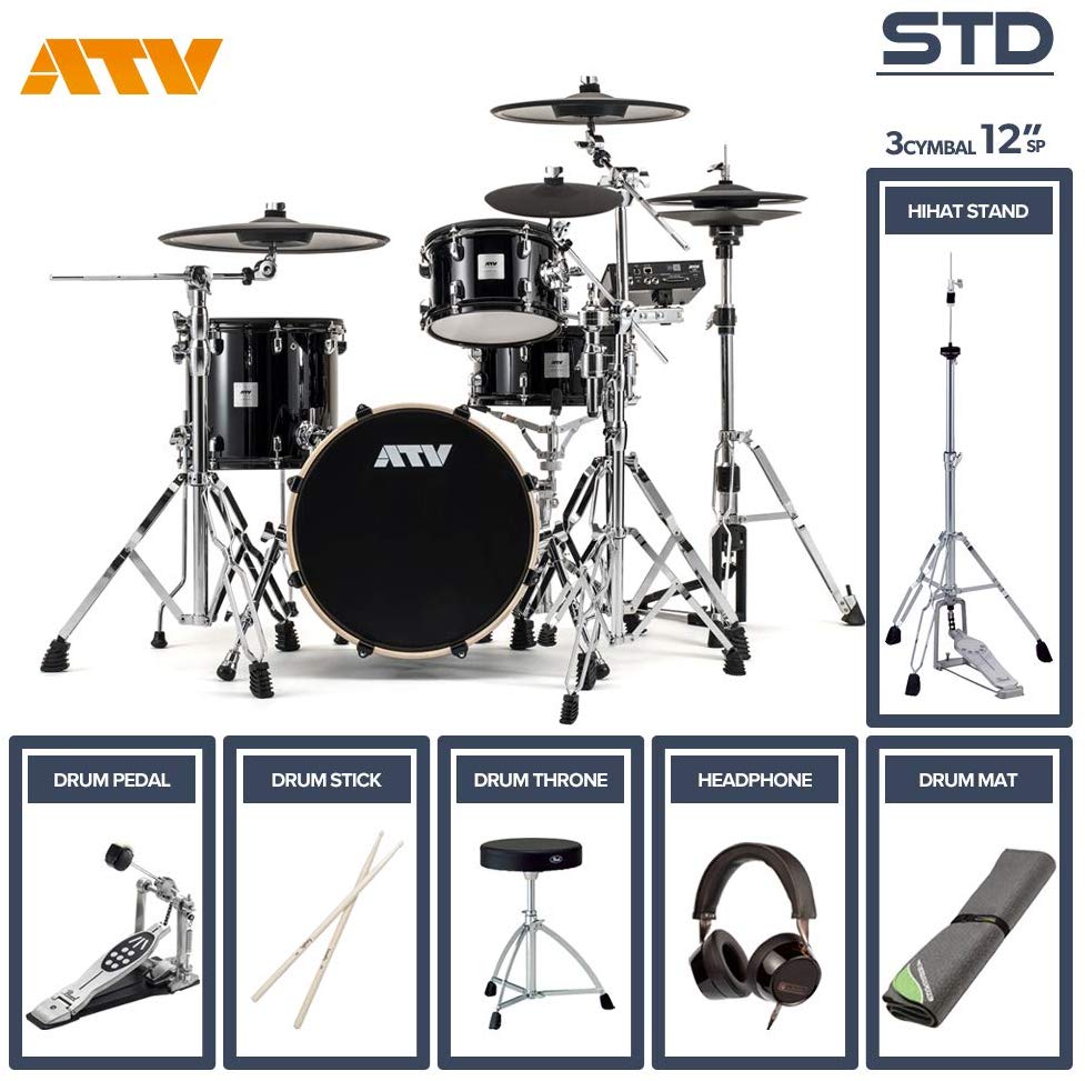 ATV aDrums artist STANDARD SET ADA-STDSET 3Cymbal フルオプションセット (12