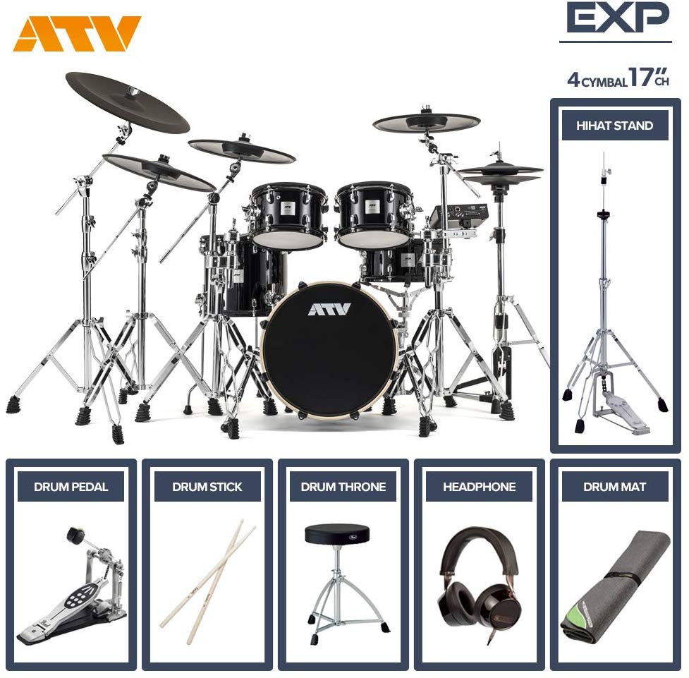 ATV aDrums artist EXPANDED SET ADA-EXPSET 4Cymbal フルオプションセット (17